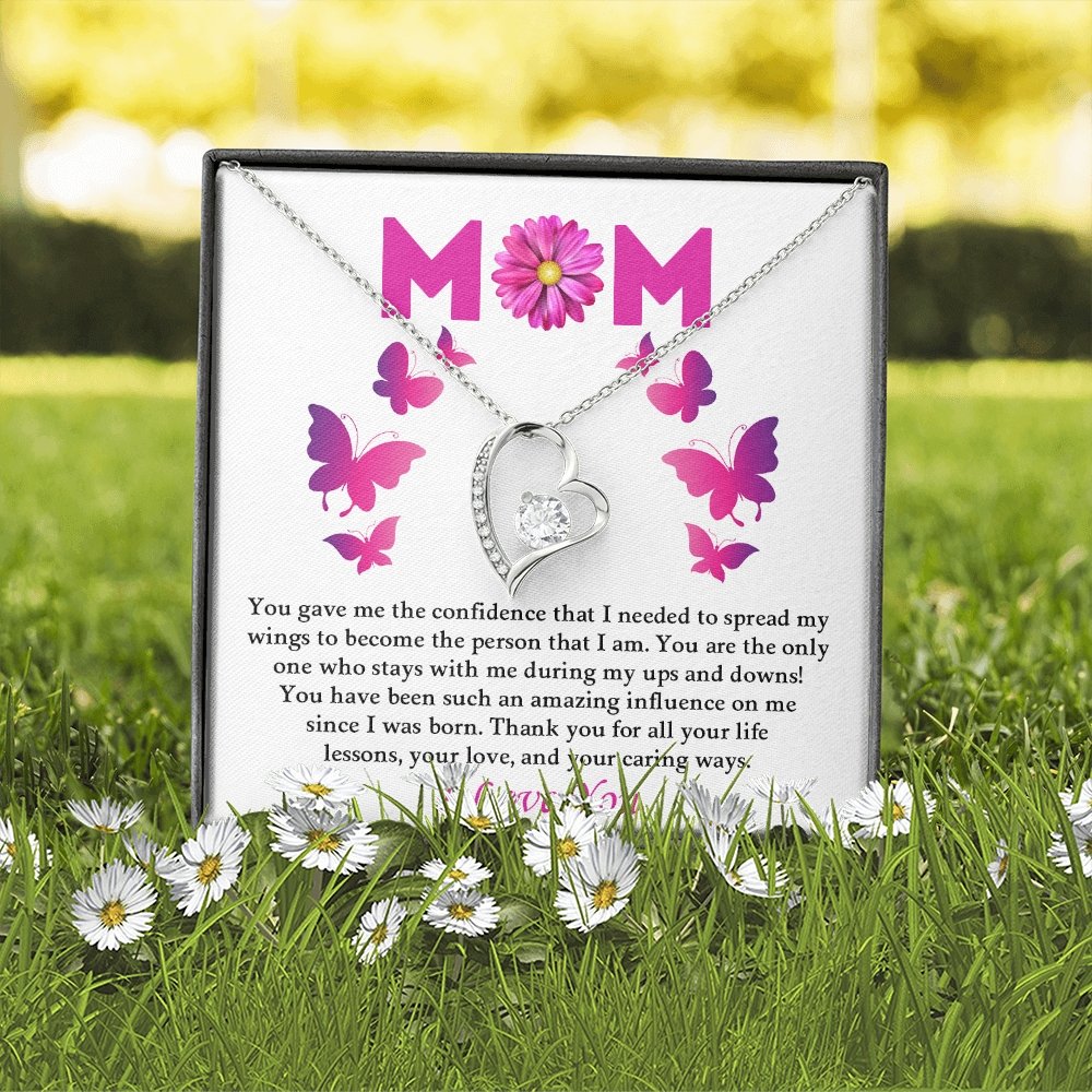 Mom | Thank You For All Your Life Lessons ( Forever Love Necklace) | Jewelry | C30025TG, C30025TR, lx-C30025, PB23-WOOD, PROD-2070539, PT-781, TNM-1, USER-43062 | TageUnlimited