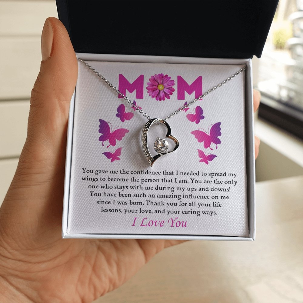 Mom | Thank You For All Your Life Lessons ( Forever Love Necklace) | Jewelry | C30025TG, C30025TR, lx-C30025, PB23-WOOD, PROD-2070539, PT-781, TNM-1, USER-43062 | TageUnlimited