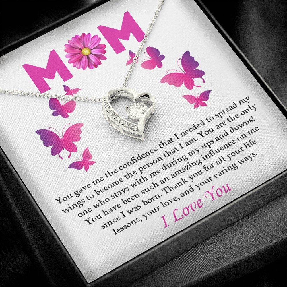 Mom | Thank You For All Your Life Lessons ( Forever Love Necklace) | Jewelry | C30025TG, C30025TR, lx-C30025, PB23-WOOD, PROD-2070539, PT-781, TNM-1, USER-43062 | TageUnlimited