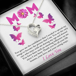 Mom | Thank You For All Your Life Lessons ( Forever Love Necklace) | Jewelry | C30025TG, C30025TR, lx-C30025, PB23-WOOD, PROD-2070539, PT-781, TNM-1, USER-43062 | TageUnlimited