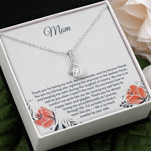 Mom | Thank You For Being My Rock ❤️💎 | Jewelry | C30084TG, C30084TR, lx-C30084, PB23-WOOD, PROD-1846031, PT-930, TNM-1, USER-43062 | TageUnlimited