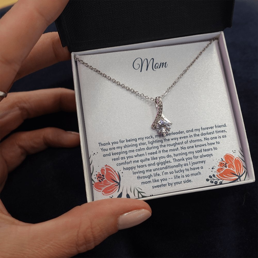 Mom | Thank You For Being My Rock ❤️💎 | Jewelry | C30084TG, C30084TR, lx-C30084, PB23-WOOD, PROD-1846031, PT-930, TNM-1, USER-43062 | TageUnlimited