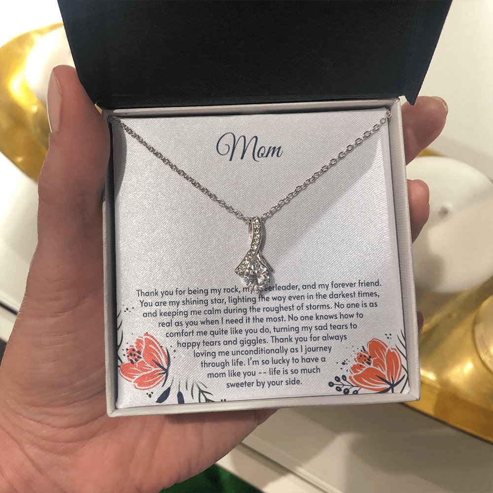 Mom | Thank You For Being My Rock ❤️💎 | Jewelry | C30084TG, C30084TR, lx-C30084, PB23-WOOD, PROD-1846031, PT-930, TNM-1, USER-43062 | TageUnlimited