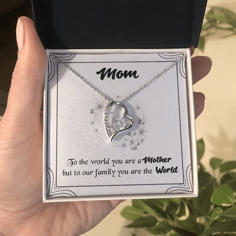 Mom | You Are The World | Jewelry | C30025TG, C30025TR, lx-C30025, PB23-WOOD, PROD-2083566, PT-781, TNM-1, USER-43062 | TageUnlimited