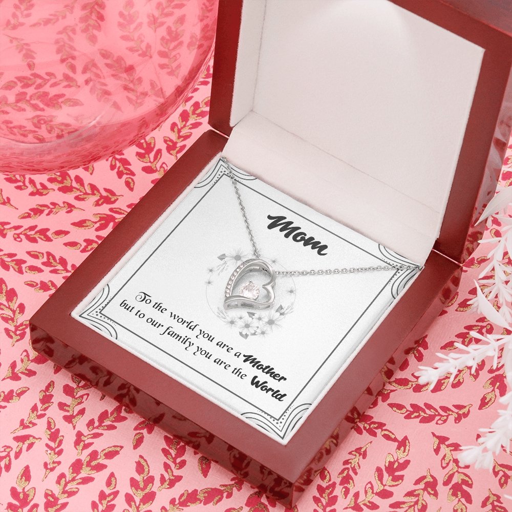 Mom | You Are The World | Jewelry | C30025TG, C30025TR, lx-C30025, PB23-WOOD, PROD-2083566, PT-781, TNM-1, USER-43062 | TageUnlimited