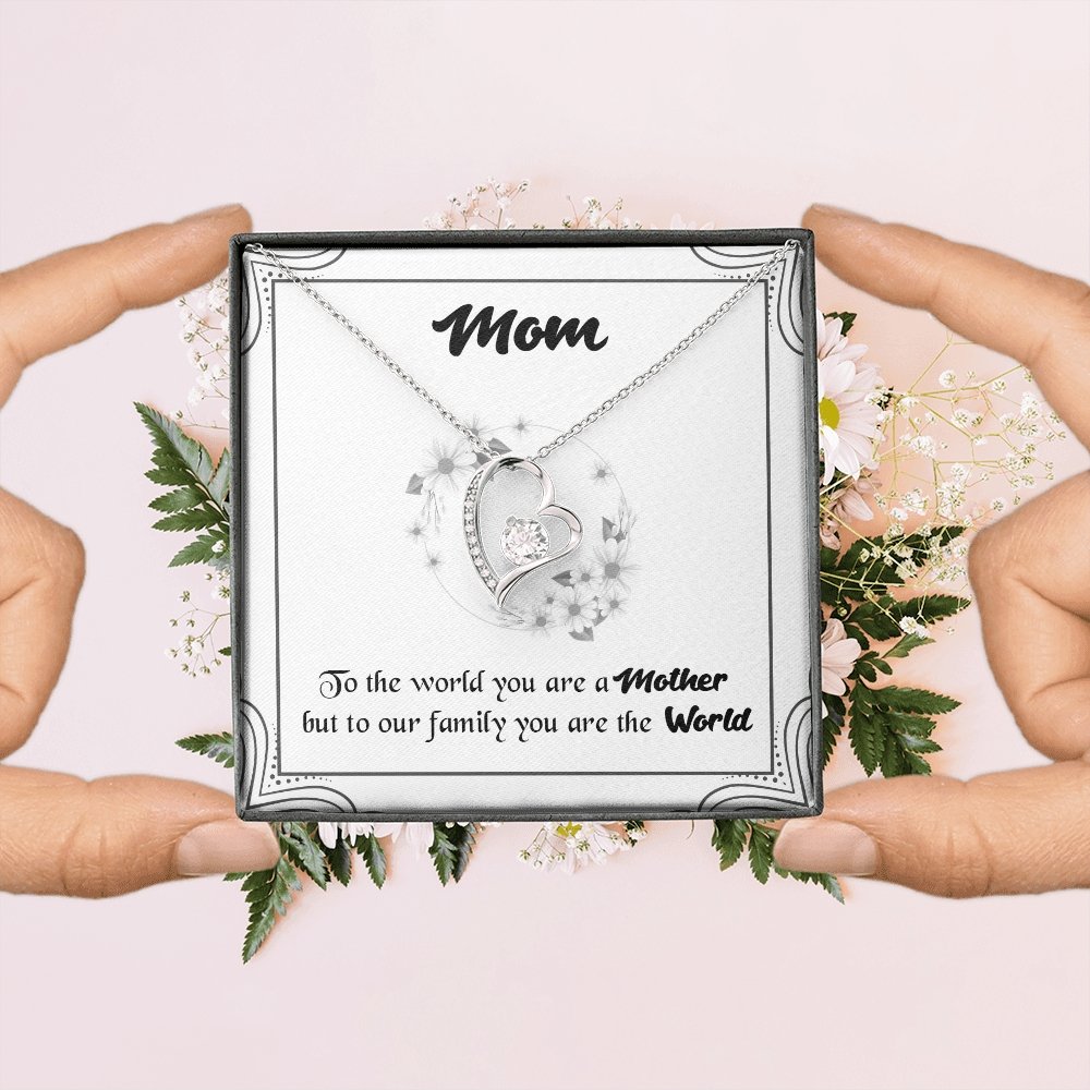 Mom | You Are The World | Jewelry | C30025TG, C30025TR, lx-C30025, PB23-WOOD, PROD-2083566, PT-781, TNM-1, USER-43062 | TageUnlimited