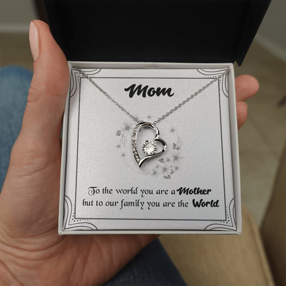 Mom | You Are The World | Jewelry | C30025TG, C30025TR, lx-C30025, PB23-WOOD, PROD-2083566, PT-781, TNM-1, USER-43062 | TageUnlimited