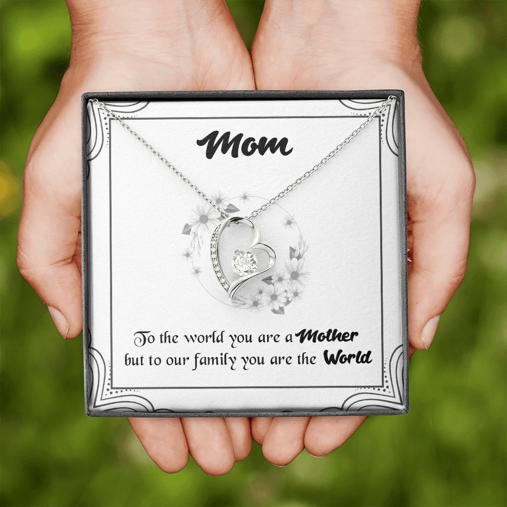 Mom | You Are The World | Jewelry | C30025TG, C30025TR, lx-C30025, PB23-WOOD, PROD-2083566, PT-781, TNM-1, USER-43062 | TageUnlimited