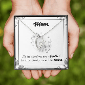 Mom | You Are The World | Jewelry | C30025TG, C30025TR, lx-C30025, PB23-WOOD, PROD-2083566, PT-781, TNM-1, USER-43062 | TageUnlimited