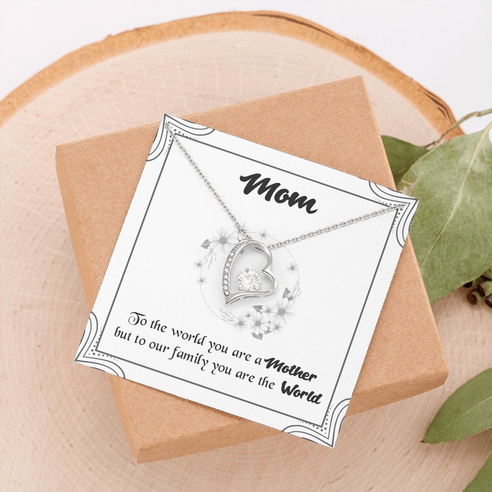 Mom | You Are The World | Jewelry | C30025TG, C30025TR, lx-C30025, PB23-WOOD, PROD-2083566, PT-781, TNM-1, USER-43062 | TageUnlimited