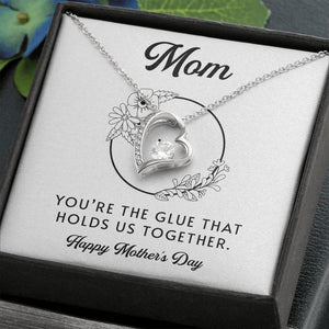 Mom | You're The Glue That Holds Us Together | Jewelry | C30025TG, C30025TR, lx-C30025, PB23-WOOD, PROD-2083235, PT-781, TNM-1, USER-43062 | TageUnlimited