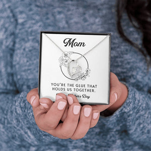 Mom | You're The Glue That Holds Us Together | Jewelry | C30025TG, C30025TR, lx-C30025, PB23-WOOD, PROD-2083235, PT-781, TNM-1, USER-43062 | TageUnlimited