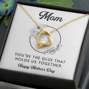 Mom | You're The Glue That Holds Us Together | Jewelry | C30025TG, C30025TR, lx-C30025, PB23-WOOD, PROD-2083235, PT-781, TNM-1, USER-43062 | TageUnlimited