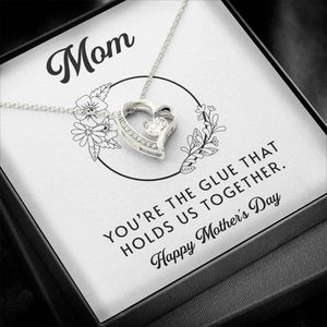 Mom | You're The Glue That Holds Us Together | Jewelry | C30025TG, C30025TR, lx-C30025, PB23-WOOD, PROD-2083235, PT-781, TNM-1, USER-43062 | TageUnlimited