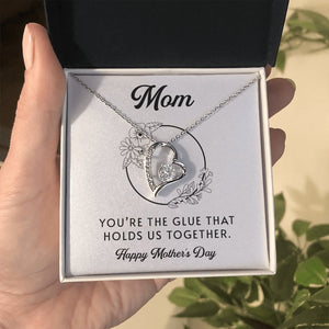 Mom | You're The Glue That Holds Us Together | Jewelry | C30025TG, C30025TR, lx-C30025, PB23-WOOD, PROD-2083235, PT-781, TNM-1, USER-43062 | TageUnlimited