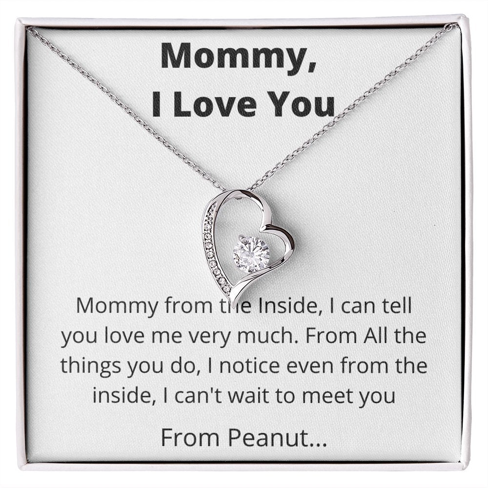 Mommy I Love You | Pregnancy Necklace From Baby | Jewelry | C30025TG, C30025TR, lx-C30025, PB23-WOOD, PROD-2073116, PT-781, TNM-1, USER-43062 | TageUnlimited