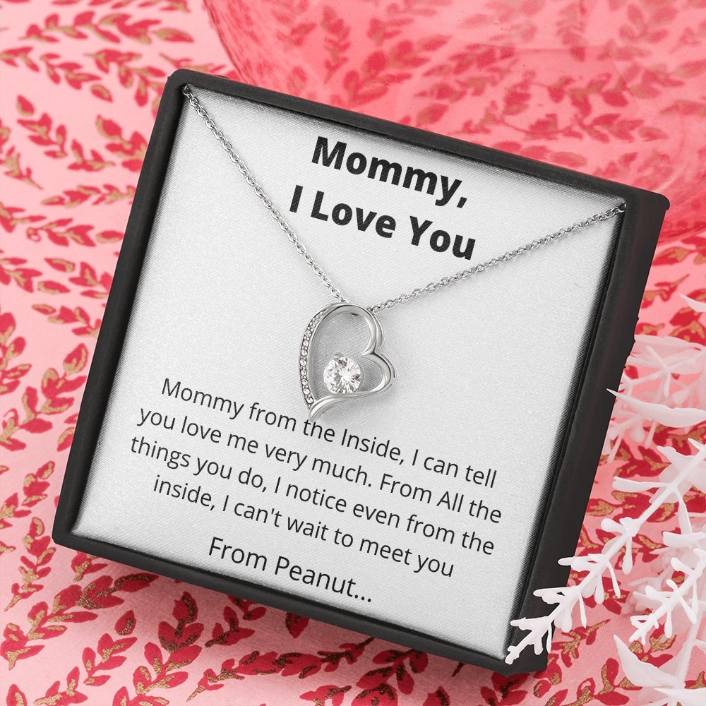 Mommy I Love You | Pregnancy Necklace From Baby | Jewelry | C30025TG, C30025TR, lx-C30025, PB23-WOOD, PROD-2073116, PT-781, TNM-1, USER-43062 | TageUnlimited