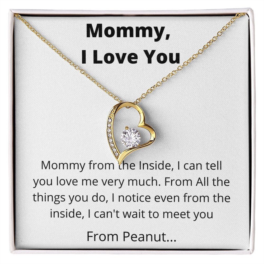 Mommy I Love You | Pregnancy Necklace From Baby | Jewelry | C30025TG, C30025TR, lx-C30025, PB23-WOOD, PROD-2073116, PT-781, TNM-1, USER-43062 | TageUnlimited