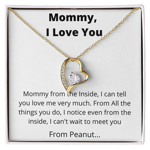 Mommy I Love You | Pregnancy Necklace From Baby | Jewelry | C30025TG, C30025TR, lx-C30025, PB23-WOOD, PROD-2073116, PT-781, TNM-1, USER-43062 | TageUnlimited