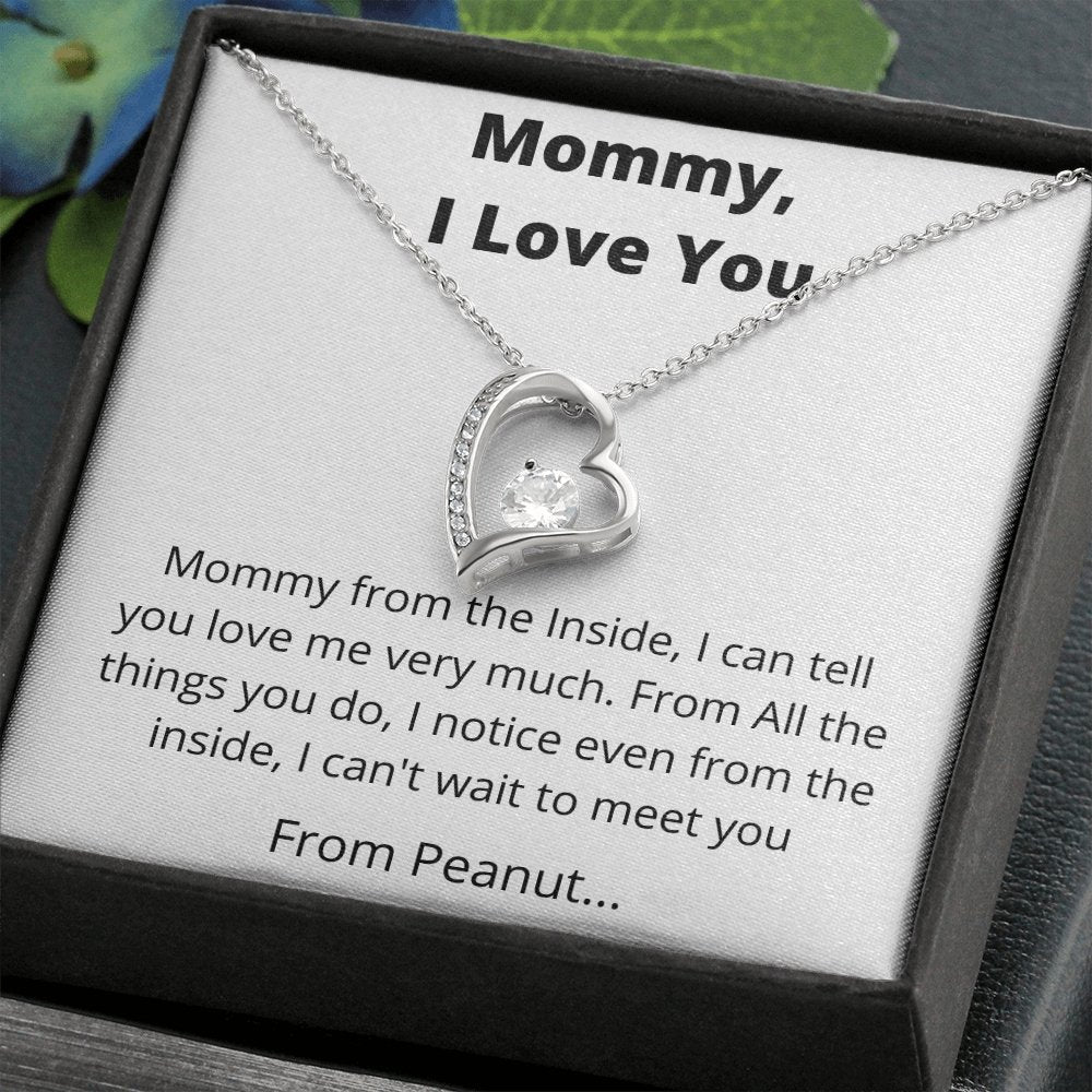 Mommy I Love You | Pregnancy Necklace From Baby | Jewelry | C30025TG, C30025TR, lx-C30025, PB23-WOOD, PROD-2073116, PT-781, TNM-1, USER-43062 | TageUnlimited