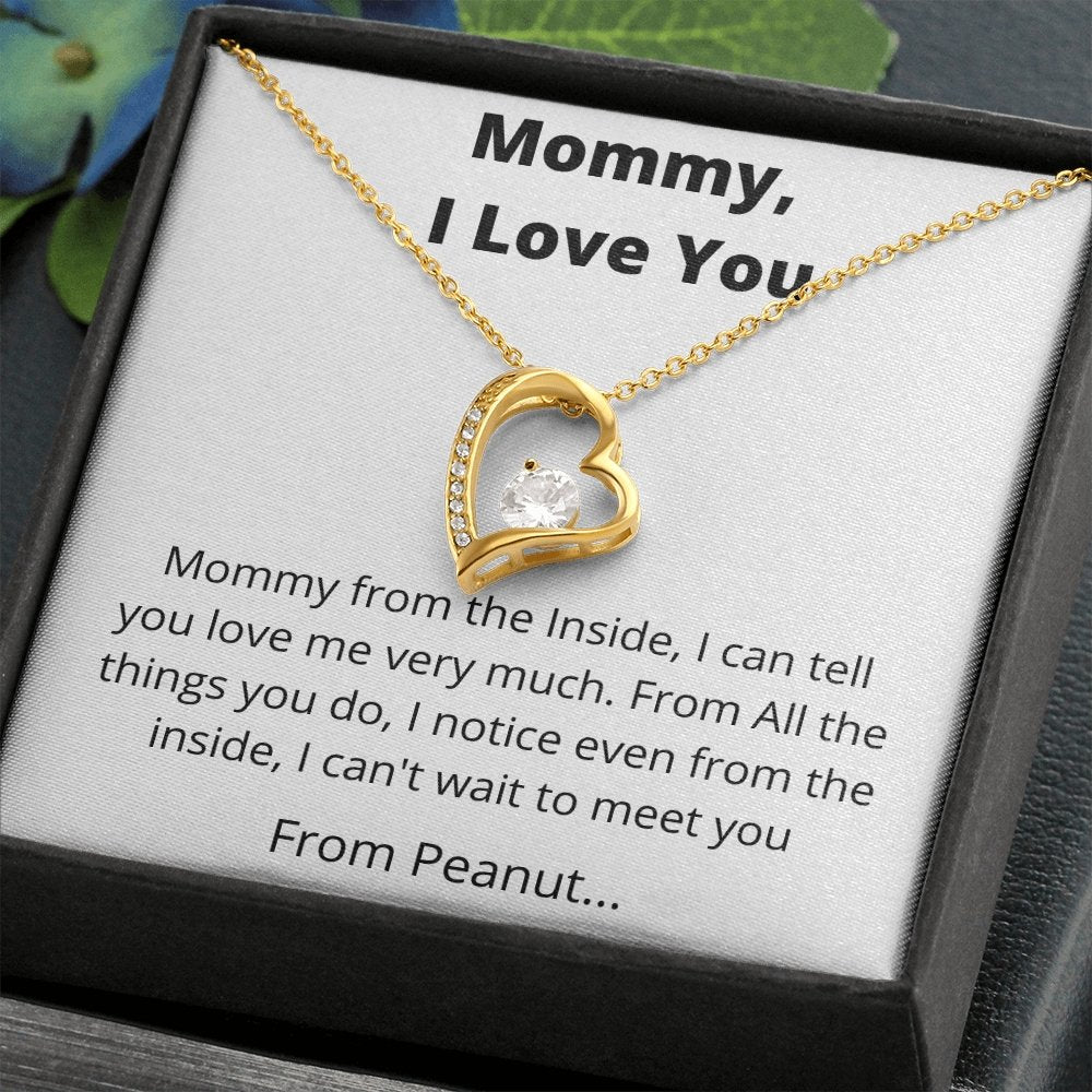 Mommy I Love You | Pregnancy Necklace From Baby | Jewelry | C30025TG, C30025TR, lx-C30025, PB23-WOOD, PROD-2073116, PT-781, TNM-1, USER-43062 | TageUnlimited