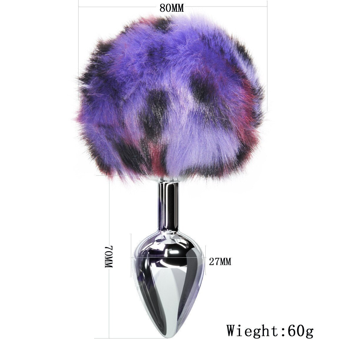 Multicolor Leopard Tail Butt Plug Plush Anal Plug Non Vibrating Anus Plug Prostata Massager Sex Toys For Male Woman Adult Couple | TageUnlimited