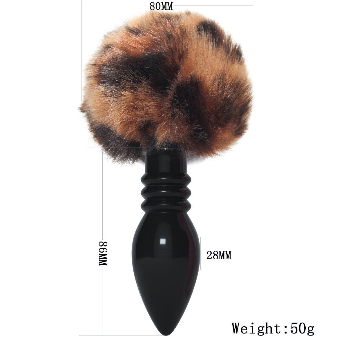 Multicolor Leopard Tail Butt Plug Plush Anal Plug Non Vibrating Anus Plug Prostata Massager Sex Toys For Male Woman Adult Couple | TageUnlimited