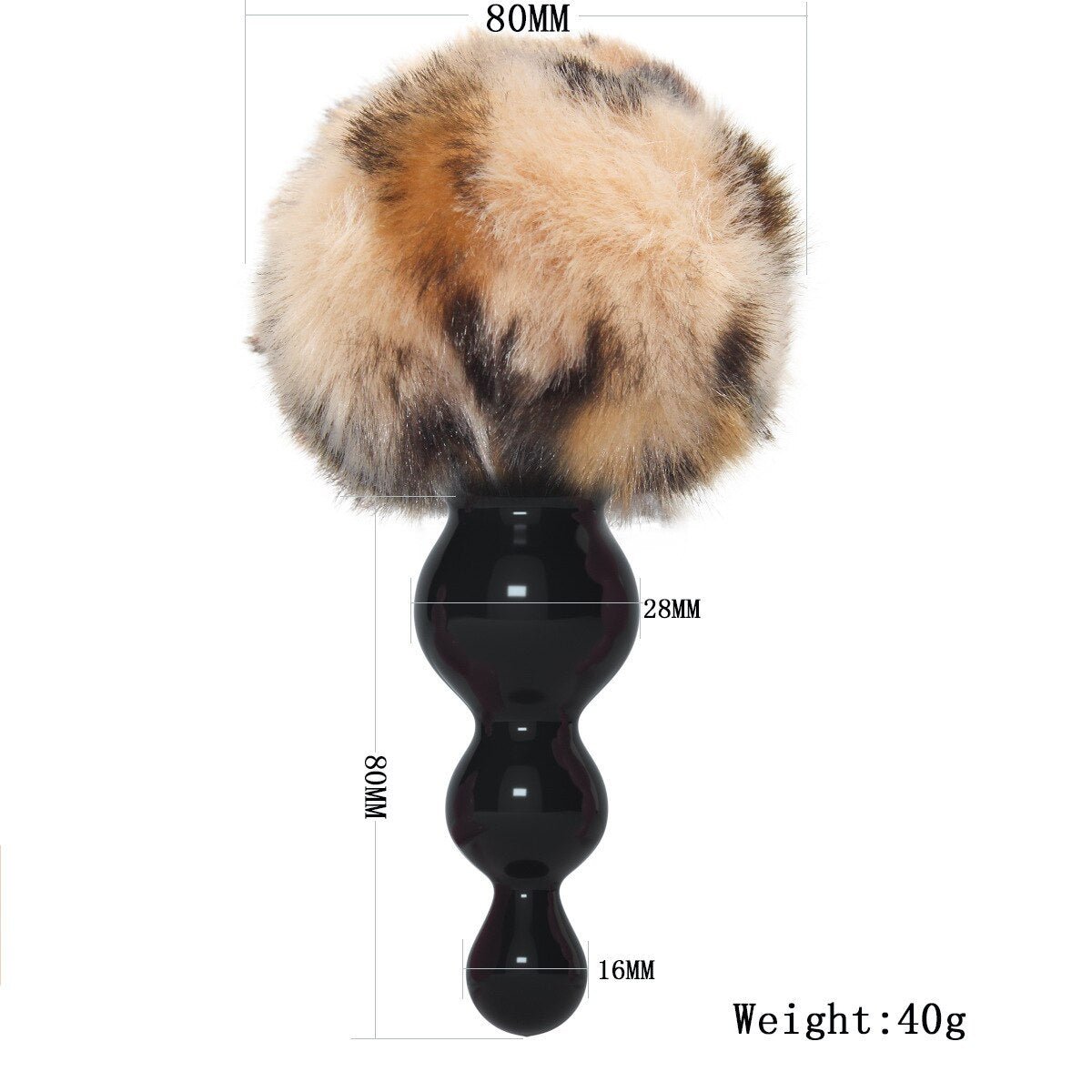Multicolor Leopard Tail Butt Plug Plush Anal Plug Non Vibrating Anus Plug Prostata Massager Sex Toys For Male Woman Adult Couple | TageUnlimited