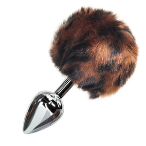 Multicolor Leopard Tail Butt Plug Plush Anal Plug Non Vibrating Anus Plug Prostata Massager Sex Toys For Male Woman Adult Couple | TageUnlimited