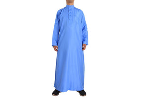 Muslim Fashion Muslim Middle East Men Long Sleeve Arab Crew Neck Islamic Solid Color Kaftan Maxi Dubai Long Jubba Thobe Abaya | TageUnlimited