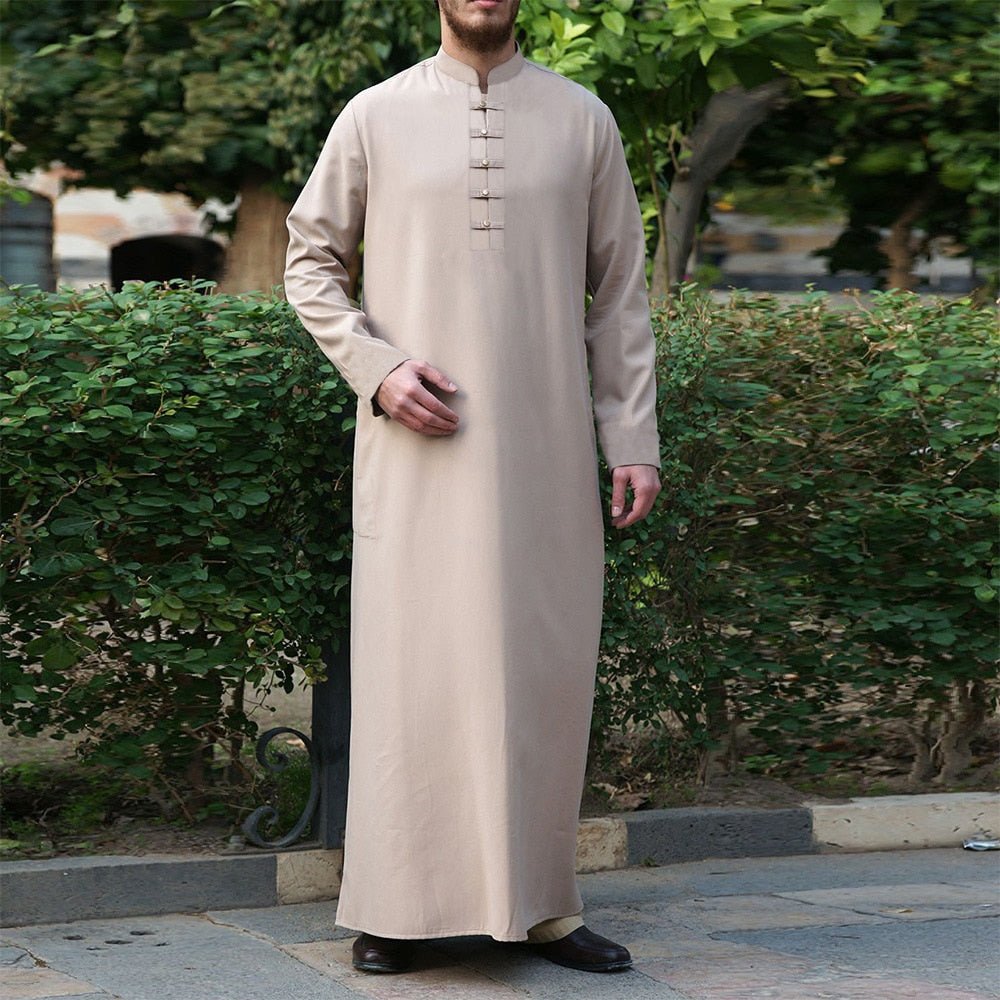 Muslim Robe Men Jubba Thobe Saudi Arabia Kaftan Pour Homme Musulman Abaya Loose Casual Islamic Clothing Fashion Islam Dress Eid | TageUnlimited
