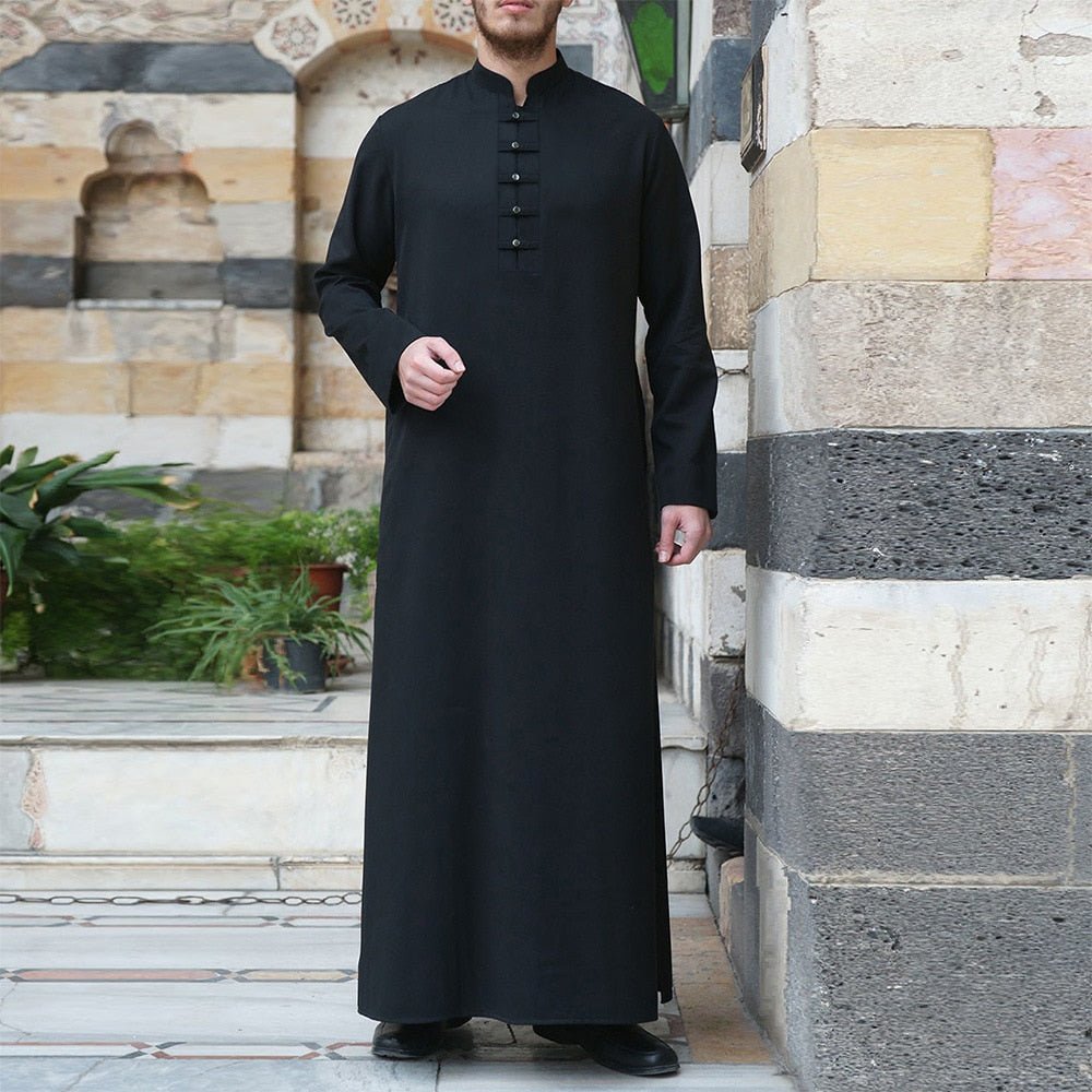 Muslim Robe Men Jubba Thobe Saudi Arabia Kaftan Pour Homme Musulman Abaya Loose Casual Islamic Clothing Fashion Islam Dress Eid | TageUnlimited