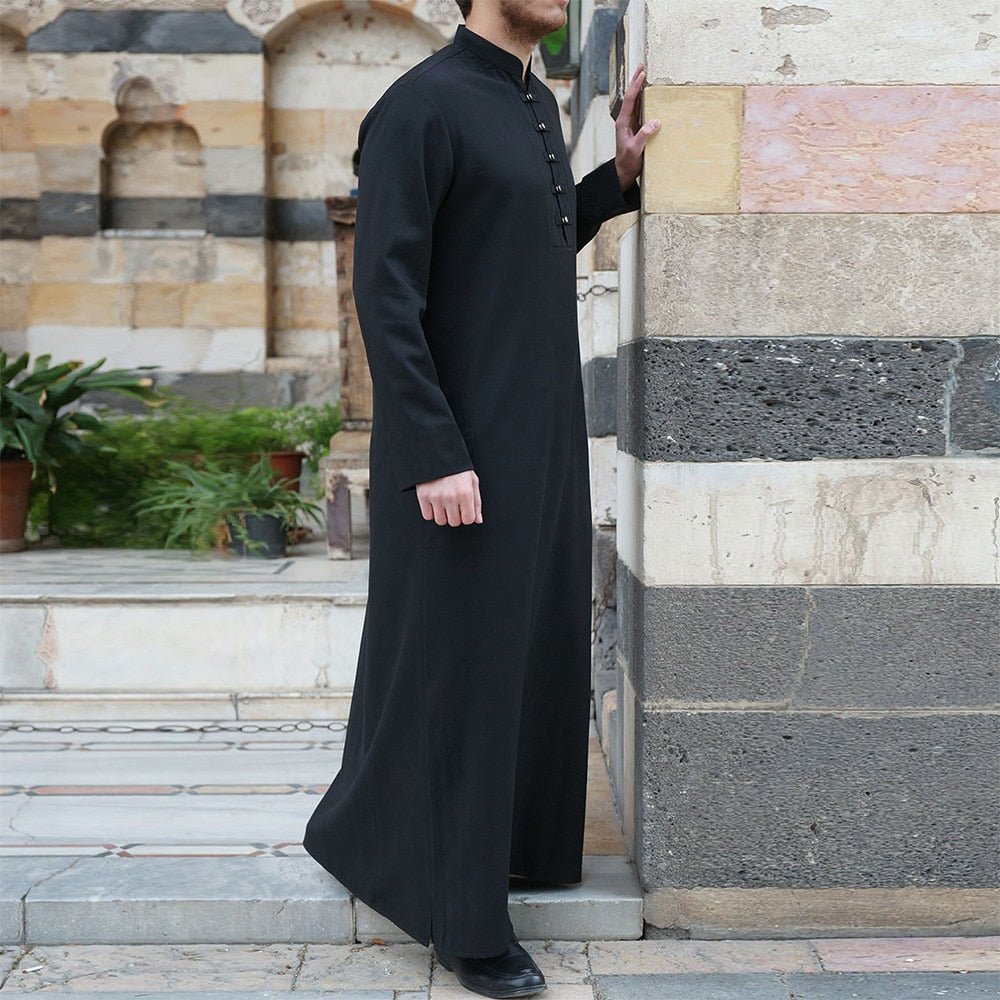 Muslim Robe Men Jubba Thobe Saudi Arabia Kaftan Pour Homme Musulman Abaya Loose Casual Islamic Clothing Fashion Islam Dress Eid | TageUnlimited