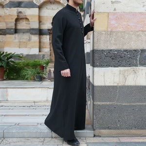 Muslim Robe Men Jubba Thobe Saudi Arabia Kaftan Pour Homme Musulman Abaya Loose Casual Islamic Clothing Fashion Islam Dress Eid | TageUnlimited