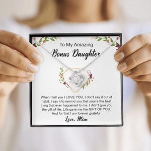 My Amazing Bonus Daughter | I Am Forever Grateful 💎✨ | Jewelry | C30011TG, C30011TR, lx-C30011, PB23-WOOD, PROD-1918339, PT-922, TNM-1, USER-43062 | TageUnlimited