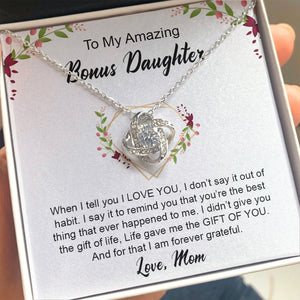 My Amazing Bonus Daughter | I Am Forever Grateful 💎✨ | Jewelry | C30011TG, C30011TR, lx-C30011, PB23-WOOD, PROD-1918339, PT-922, TNM-1, USER-43062 | TageUnlimited