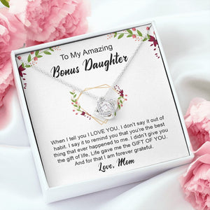 My Amazing Bonus Daughter | I Am Forever Grateful 💎✨ | Jewelry | C30011TG, C30011TR, lx-C30011, PB23-WOOD, PROD-1918339, PT-922, TNM-1, USER-43062 | TageUnlimited