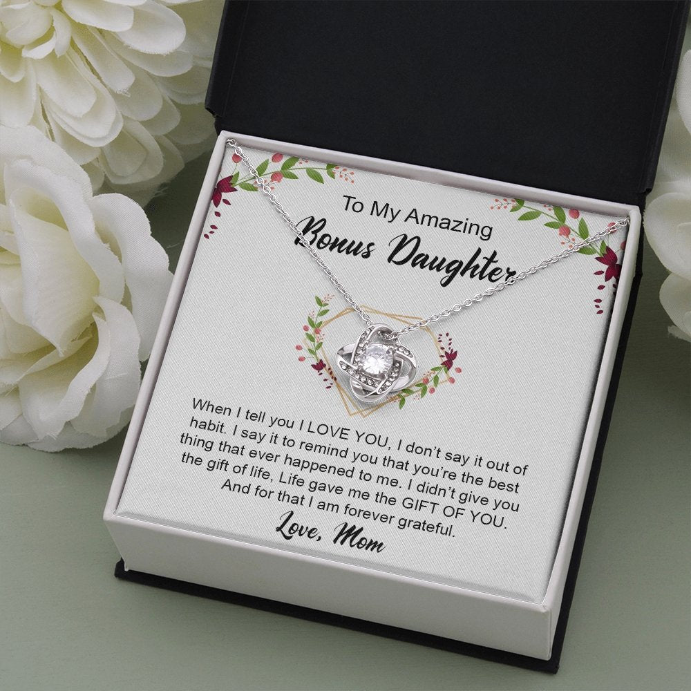My Amazing Bonus Daughter | I Am Forever Grateful 💎✨ | Jewelry | C30011TG, C30011TR, lx-C30011, PB23-WOOD, PROD-1918339, PT-922, TNM-1, USER-43062 | TageUnlimited