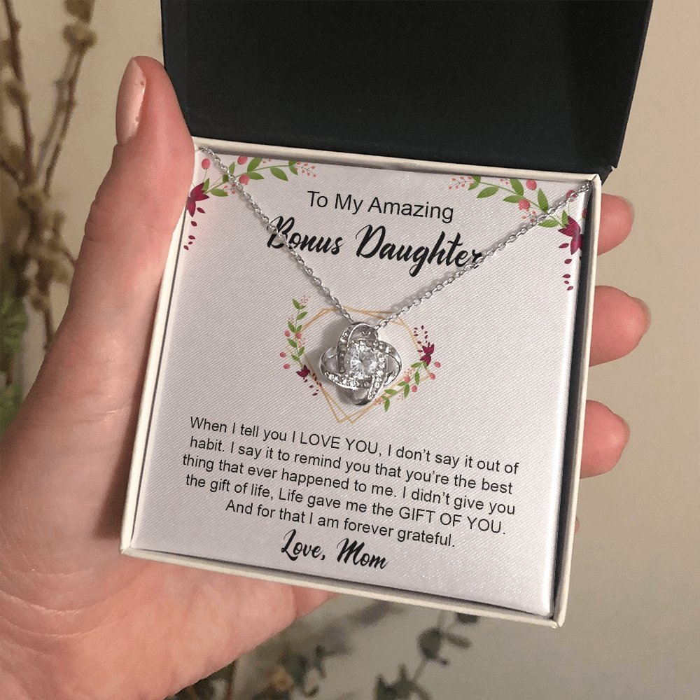 My Amazing Bonus Daughter | I Am Forever Grateful 💎✨ | Jewelry | C30011TG, C30011TR, lx-C30011, PB23-WOOD, PROD-1918339, PT-922, TNM-1, USER-43062 | TageUnlimited