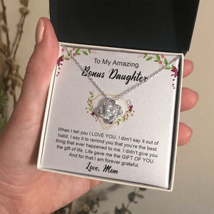My Amazing Bonus Daughter | I Am Forever Grateful 💎✨ | Jewelry | C30011TG, C30011TR, lx-C30011, PB23-WOOD, PROD-1918339, PT-922, TNM-1, USER-43062 | TageUnlimited