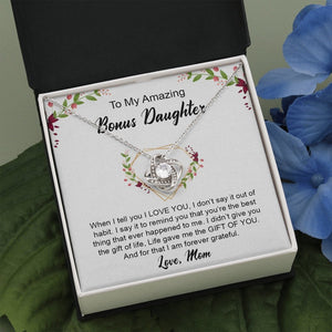 My Amazing Bonus Daughter | I Am Forever Grateful 💎✨ | Jewelry | C30011TG, C30011TR, lx-C30011, PB23-WOOD, PROD-1918339, PT-922, TNM-1, USER-43062 | TageUnlimited