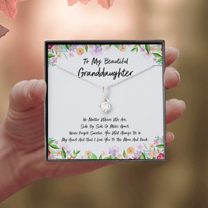 My Beautiful Granddaughter | Love You To The Moon And Back 💖🌙 | Jewelry | C30084TG, C30084TR, lx-C30084, PB23-WOOD, PROD-1867921, PT-930, TNM-1, USER-43062 | TageUnlimited