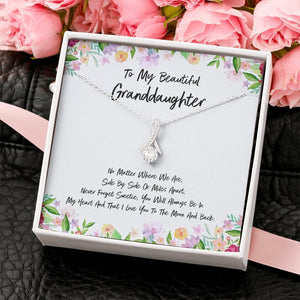 My Beautiful Granddaughter | Love You To The Moon And Back 💖🌙 | Jewelry | C30084TG, C30084TR, lx-C30084, PB23-WOOD, PROD-1867921, PT-930, TNM-1, USER-43062 | TageUnlimited