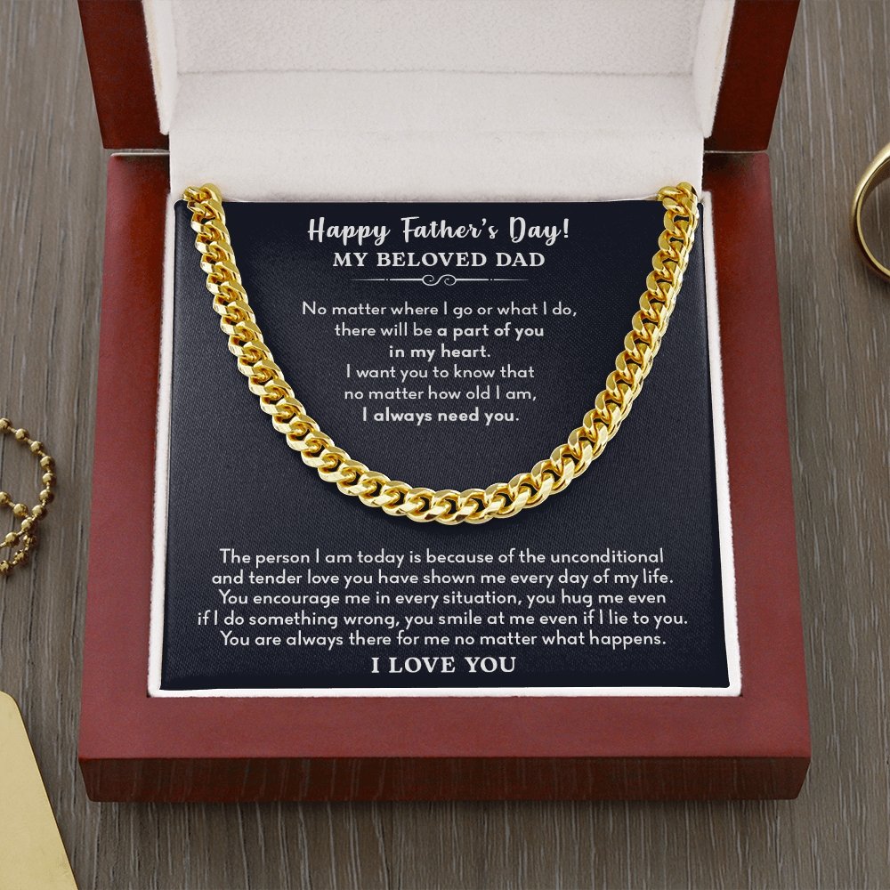 My Beloved Dad | No Matter Where I Go | Jewelry | C30184T, C30184TG, lx-C30184, PB23-WOOD, PROD-2166665, PT-1772, USER-43062 | TageUnlimited