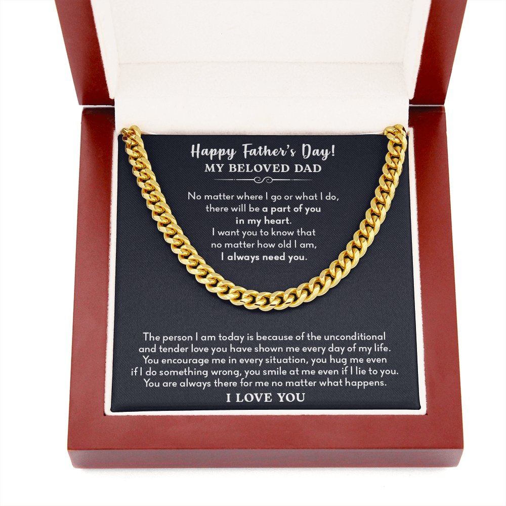 My Beloved Dad | No Matter Where I Go | Jewelry | C30184T, C30184TG, lx-C30184, PB23-WOOD, PROD-2166665, PT-1772, USER-43062 | TageUnlimited