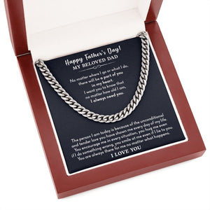 My Beloved Dad | No Matter Where I Go | Jewelry | C30184T, C30184TG, lx-C30184, PB23-WOOD, PROD-2166665, PT-1772, USER-43062 | TageUnlimited