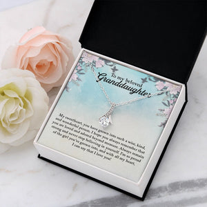 My Beloved Granddaughter | You Are Loved And Adored 💖💎 | Jewelry | C30084TG, C30084TR, lx-C30084, PB23-WOOD, PROD-1871961, PT-930, TNM-1, USER-43062 | TageUnlimited