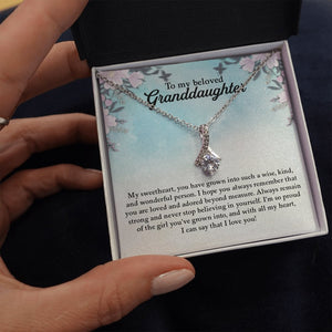 My Beloved Granddaughter | You Are Loved And Adored 💖💎 | Jewelry | C30084TG, C30084TR, lx-C30084, PB23-WOOD, PROD-1871961, PT-930, TNM-1, USER-43062 | TageUnlimited