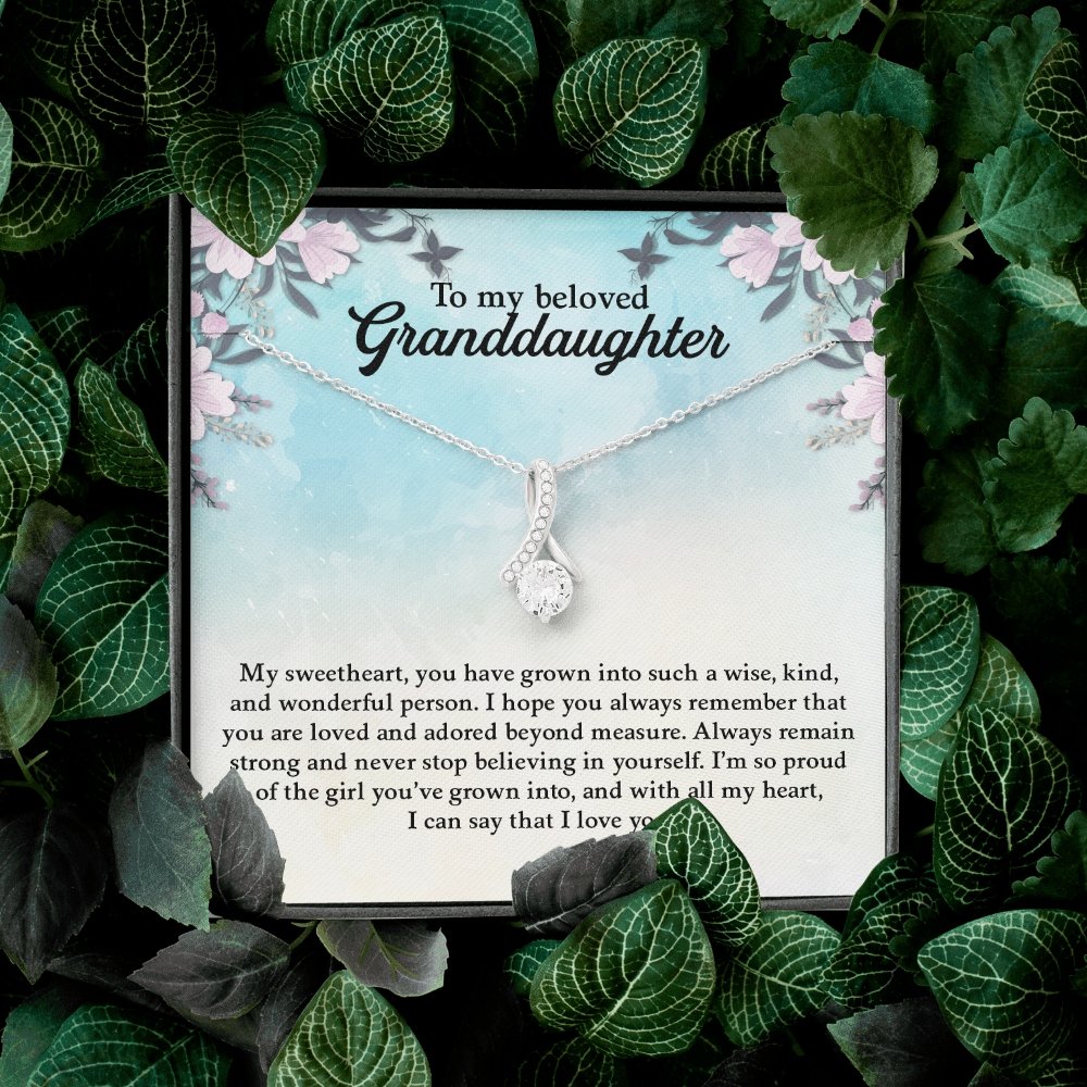 My Beloved Granddaughter | You Are Loved And Adored 💖💎 | Jewelry | C30084TG, C30084TR, lx-C30084, PB23-WOOD, PROD-1871961, PT-930, TNM-1, USER-43062 | TageUnlimited