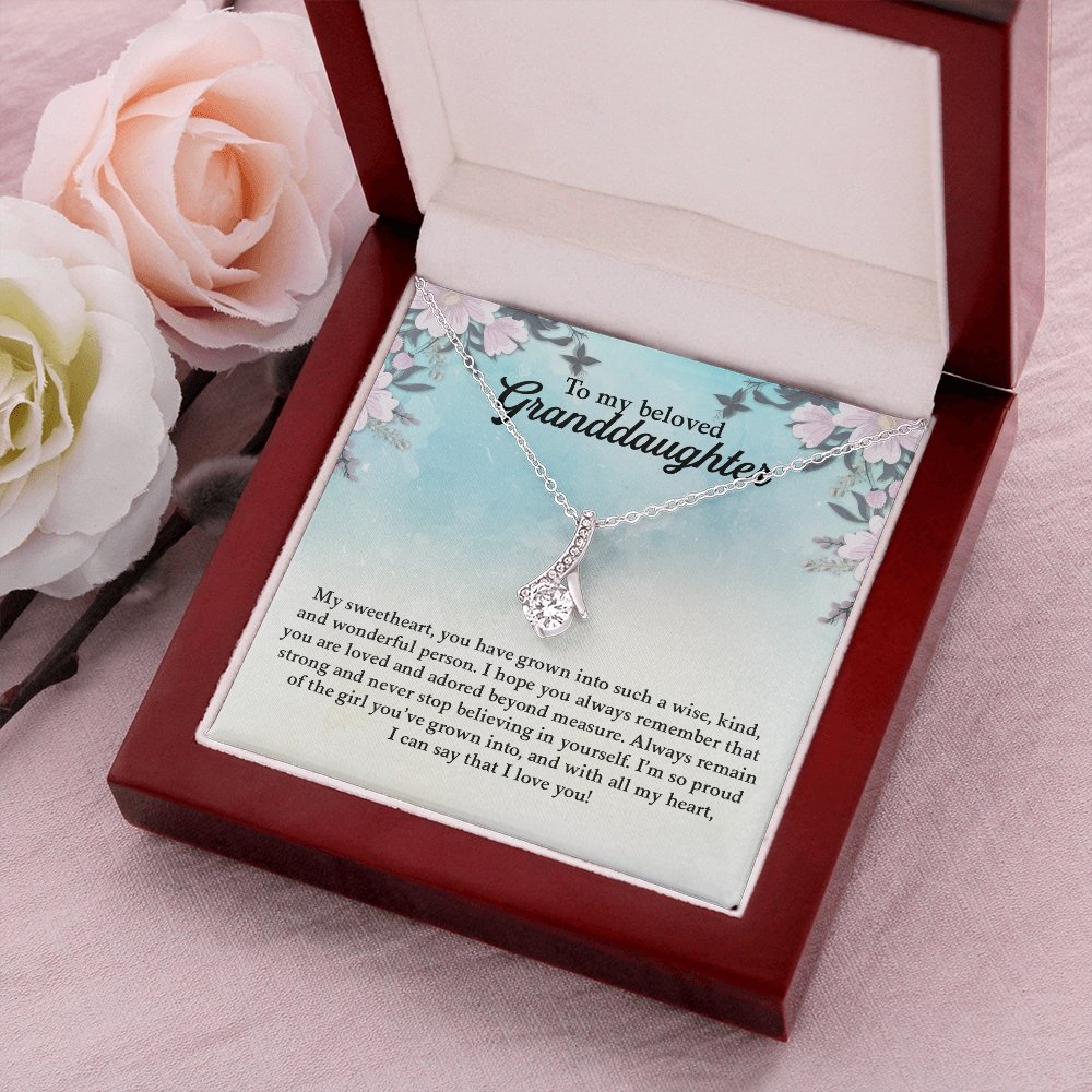 My Beloved Granddaughter | You Are Loved And Adored 💖💎 | Jewelry | C30084TG, C30084TR, lx-C30084, PB23-WOOD, PROD-1871961, PT-930, TNM-1, USER-43062 | TageUnlimited